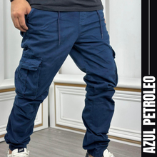 Cargar imagen en el visor de la galerĂa, JOGGER EN DRILL TIPO CARGOđź‘–