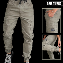 Cargar imagen en el visor de la galerĂa, JOGGER EN DRILL TIPO CARGOđź‘–