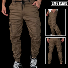 Cargar imagen en el visor de la galerĂa, JOGGER EN DRILL TIPO CARGOđź‘–