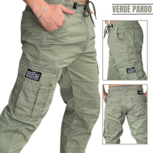 Cargar imagen en el visor de la galerĂa, JOGGER EN DRILL TIPO CARGOđź‘–