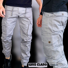 Cargar imagen en el visor de la galerĂa, JOGGER EN DRILL TIPO CARGOđź‘–