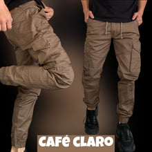 Cargar imagen en el visor de la galerĂa, JOGGER EN DRILL TIPO CARGOđź‘–