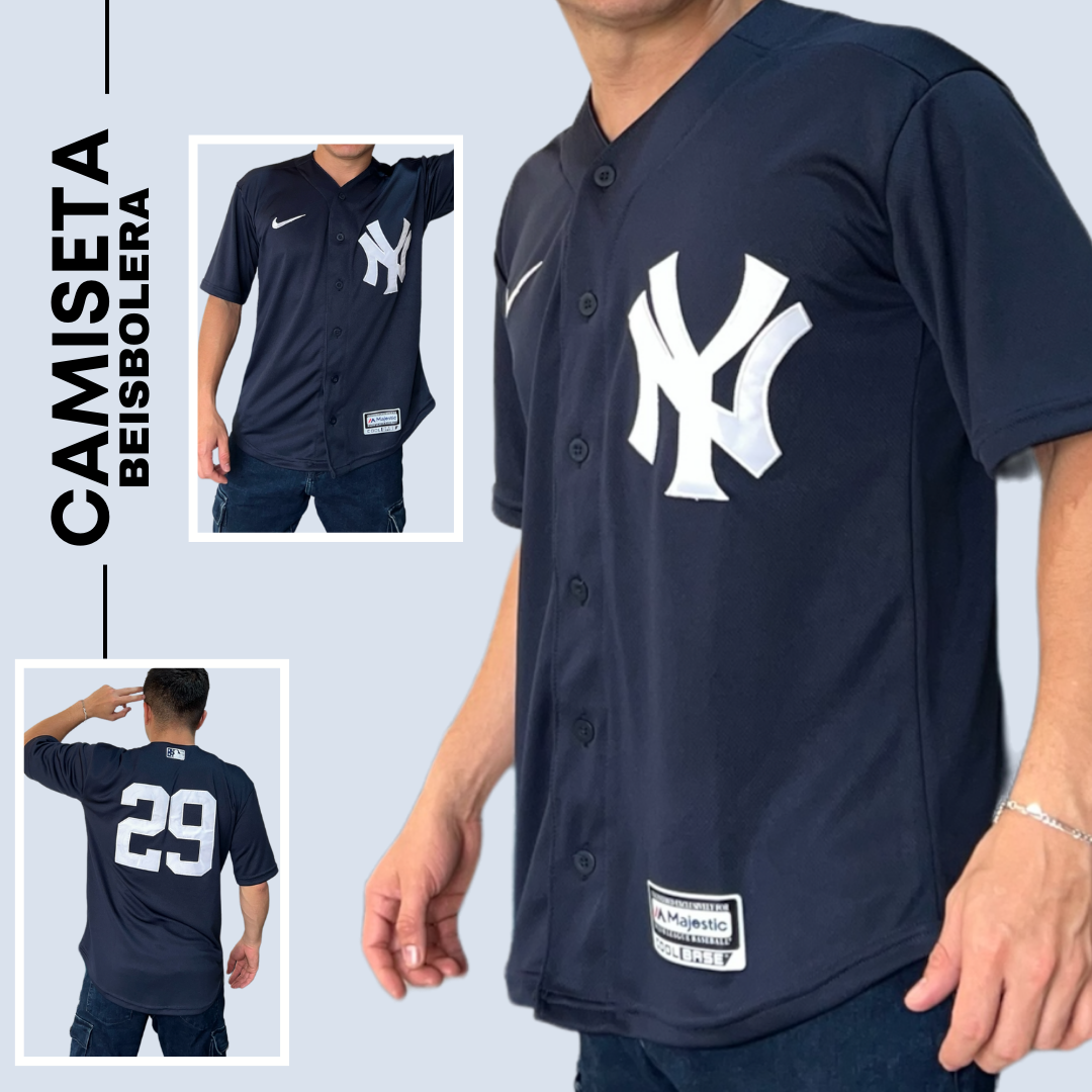 Camiseta tipo beisbolera hotsell