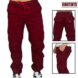 JOGGER EN DRILL TIPO CARGO👖