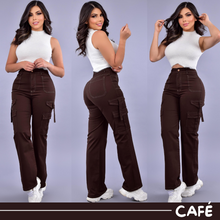 Cargar imagen en el visor de la galería, PANTALON EN DRIL DAMA REF FATI
