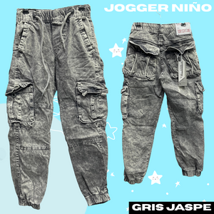 Jogger en dril para niño
