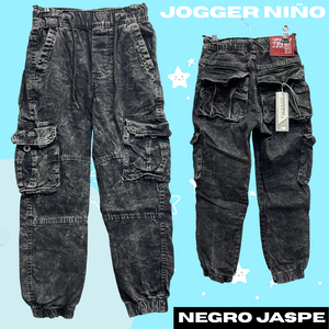 Jogger en dril para niño