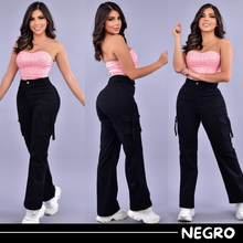 Cargar imagen en el visor de la galería, PANTALON EN DRIL DAMA REF FATI
