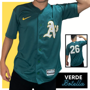 Camiseta beisbolera tipo americana