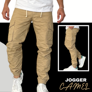 JOGGER EN DRILL TIPO CARGO👖