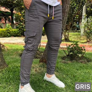 JOGGER EN DRILL TIPO CARGO👖